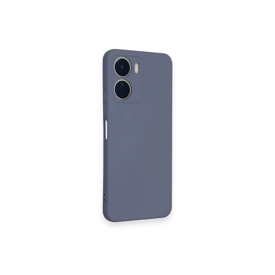 Vivo Y16 Kılıf Nano İçi Kadife Silikon - Gri