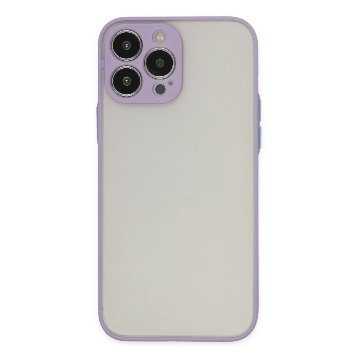 İphone 15 Pro Kılıf Montreal Silikon Kapak - Mor
