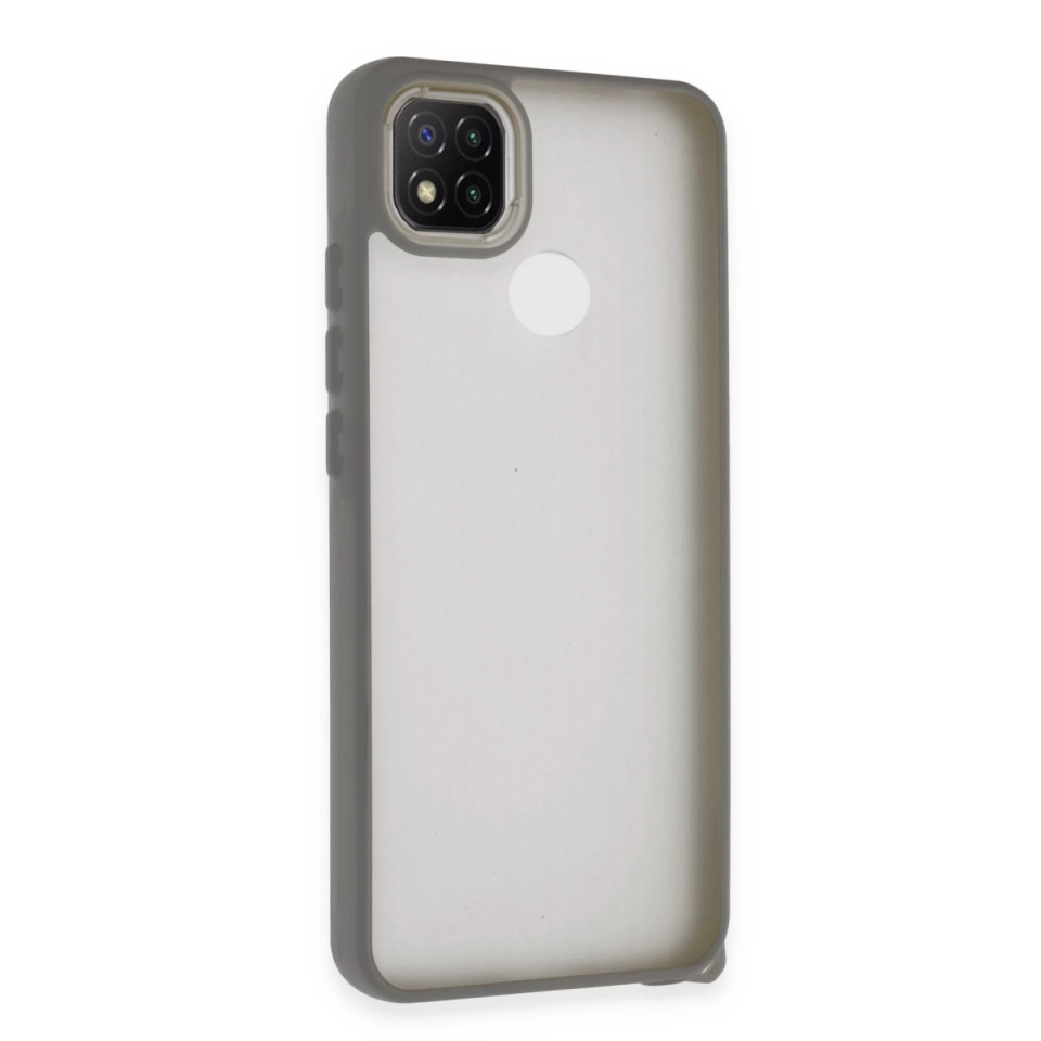 Xiaomi Redmi 9c Kılıf Elegant Kapak - Titan Gri