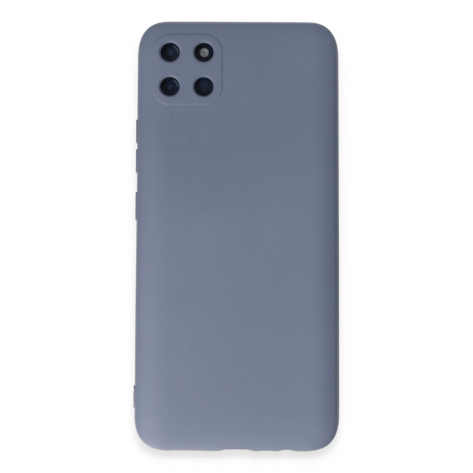 Realme C11 Kılıf Nano İçi Kadife Silikon - Gri