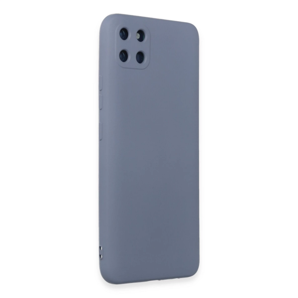 Realme C11 Kılıf Nano İçi Kadife Silikon - Gri