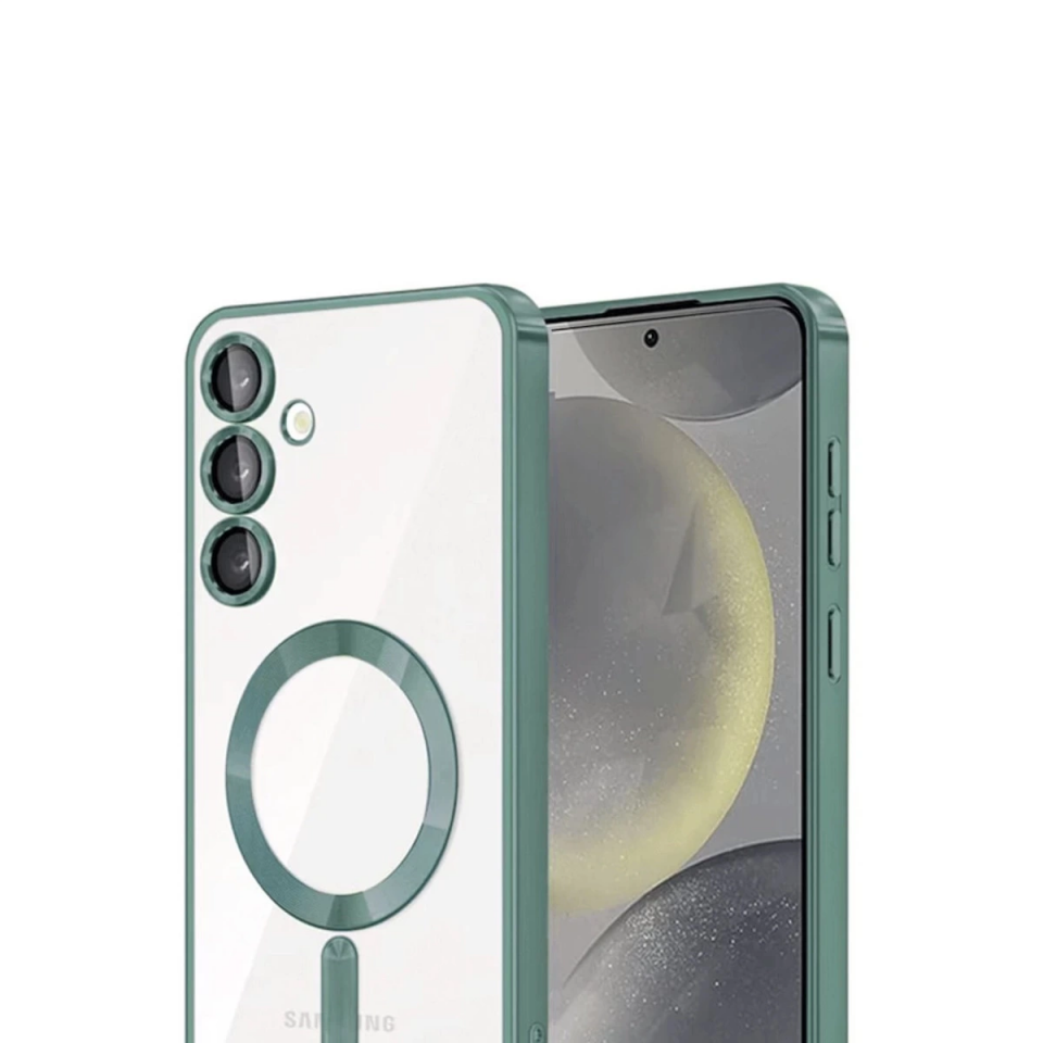 Samsung Galaxy A17 5g Kross Magneticsafe Kapak - Koyu Yeşil