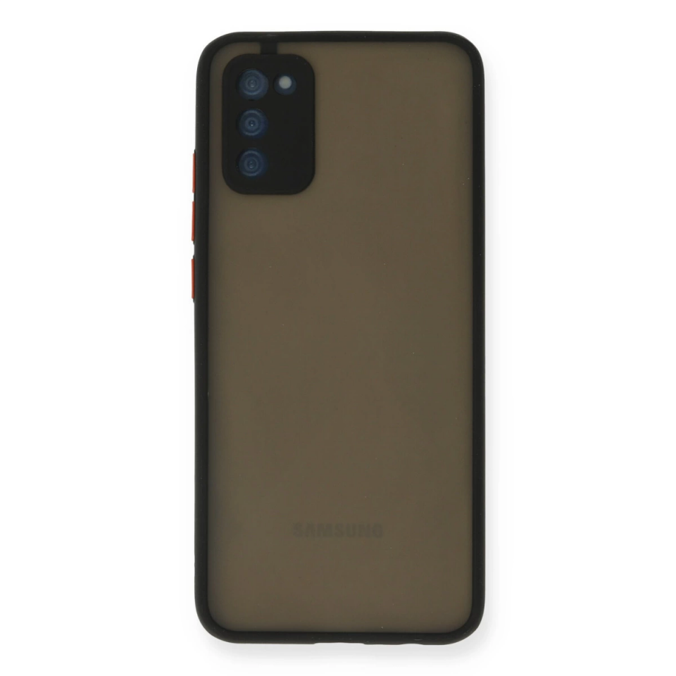Samsung Galaxy A03s Kılıf Montreal Silikon Kapak - Siyah