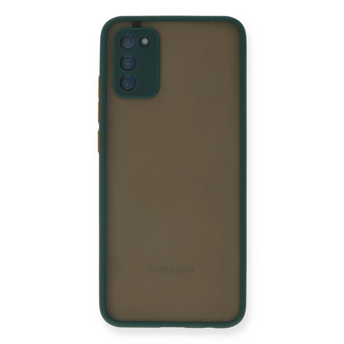 Samsung Galaxy A03s Kılıf Montreal Silikon Kapak - Yeşil