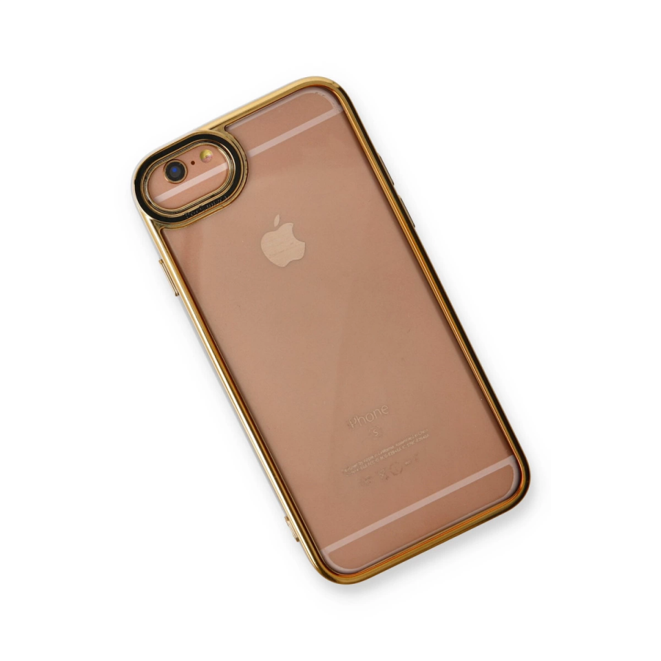 İphone 6 Kılıf Liva Lens Silikon - Siyah