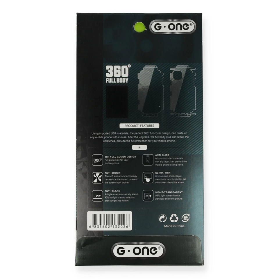 İphone 12 Pro Max 360 Mat Full Body Arka Koruyucu