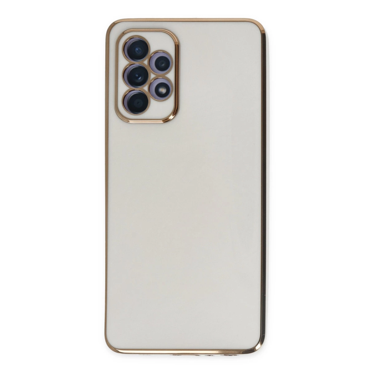 Samsung Galaxy A52 Kılıf Volet Silikon - Beyaz