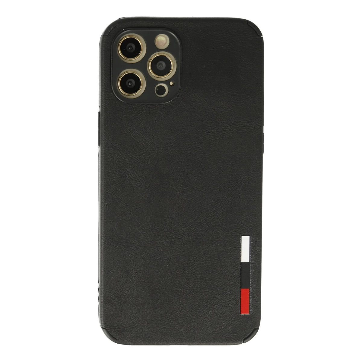 İphone 12 Pro Max Kılıf Loop Deri Silikon - Siyah
