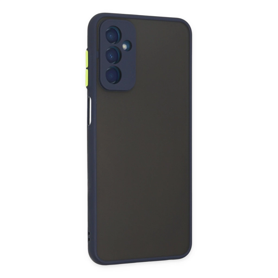 Samsung Galaxy M13 Kılıf Montreal Silikon Kapak - Lacivert