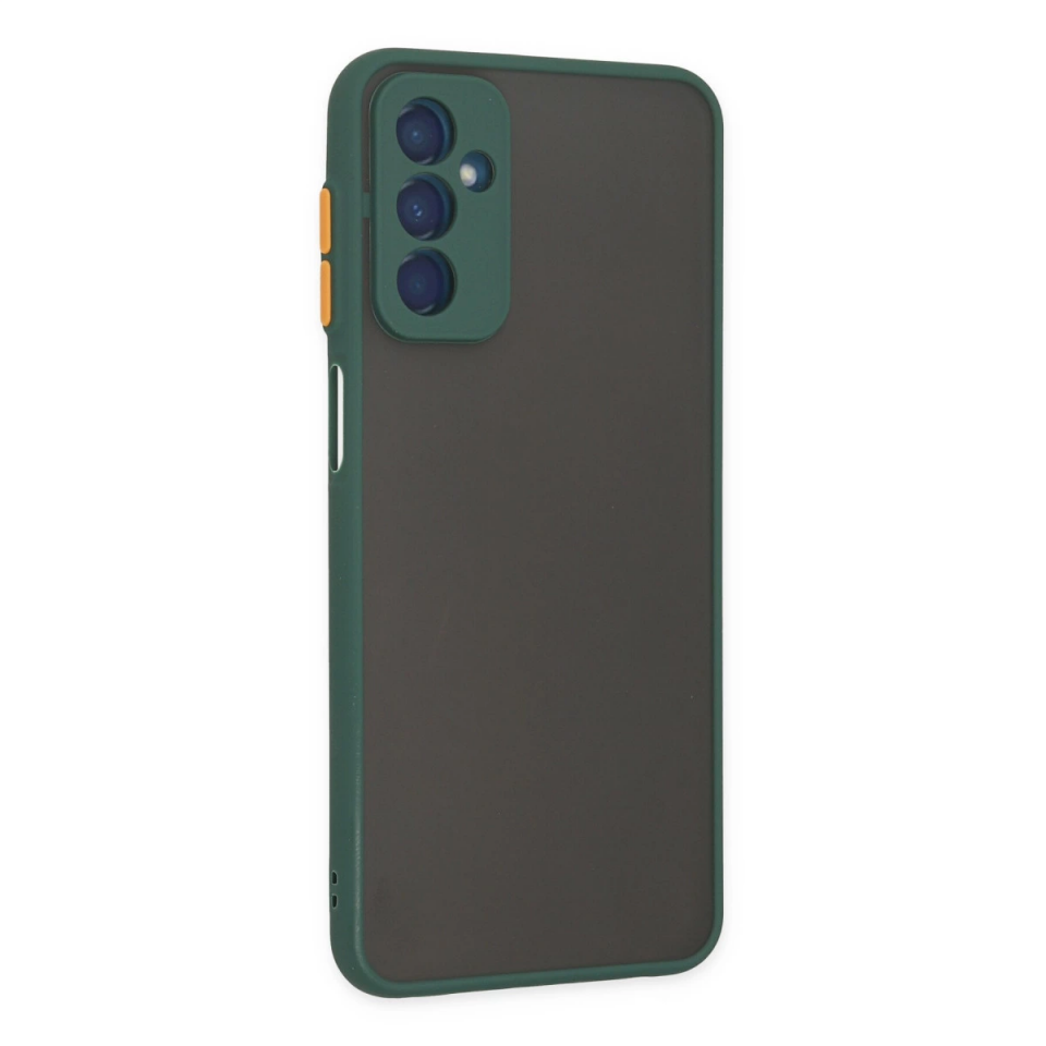 Samsung Galaxy M13 Kılıf Montreal Silikon Kapak - Yeşil