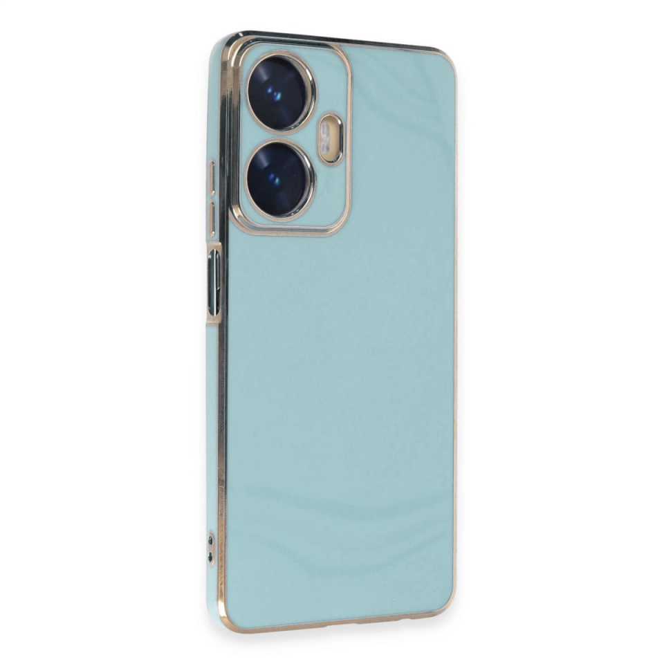 Realme C55 Kılıf Volet Silikon - Açık Yeşil