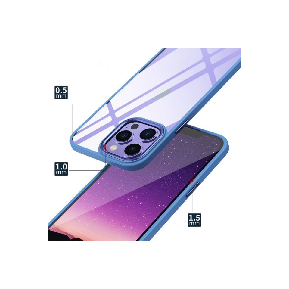 İphone 14 Pro Kılıf Power Silikon - Sierra Blue