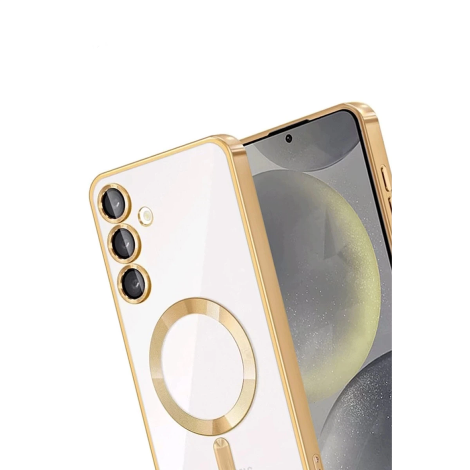 Samsung Galaxy A35 5g Kross Magneticsafe Kapak - Gold