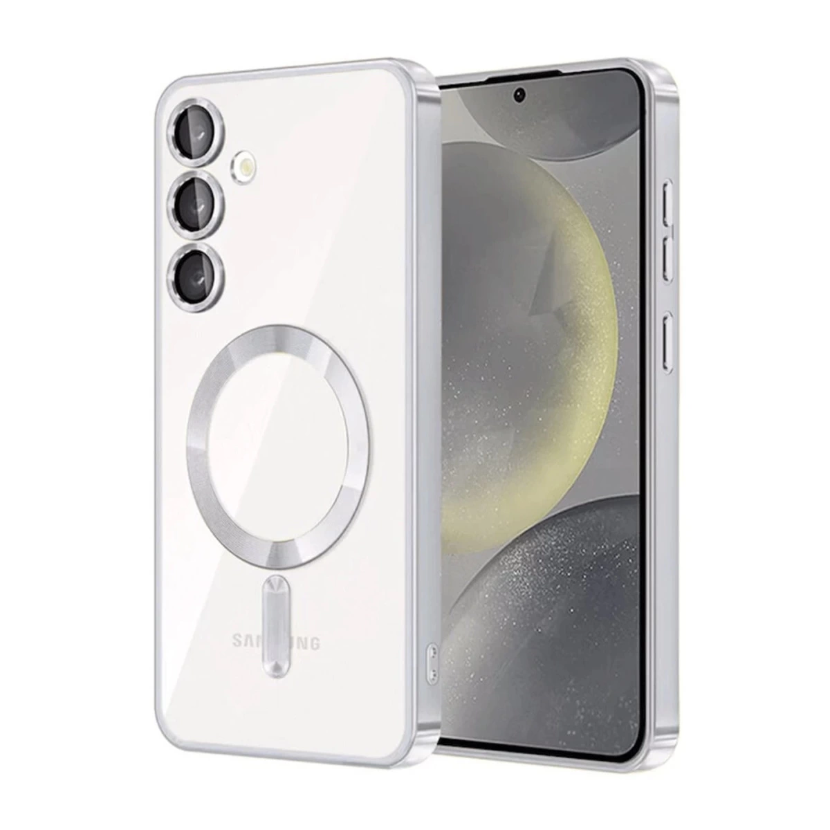 Samsung Galaxy A35 5g Kross Magneticsafe Kapak - Gümüş