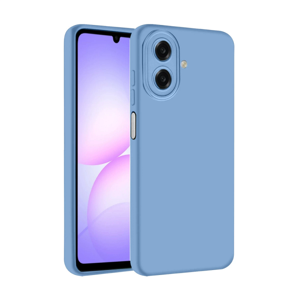 Samsung Galaxy A07 4g First Silikon - Mavi