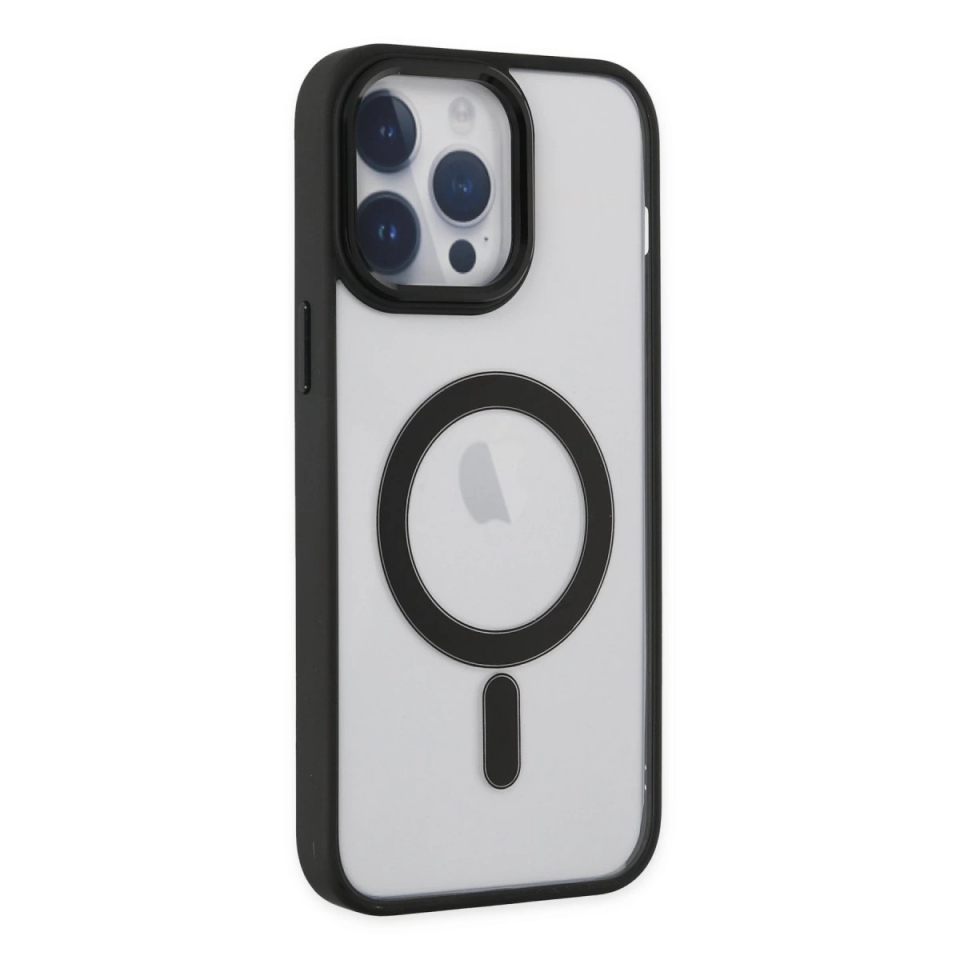 İphone 14 Pro Kılıf Room Magneticsafe Silikon - Siyah