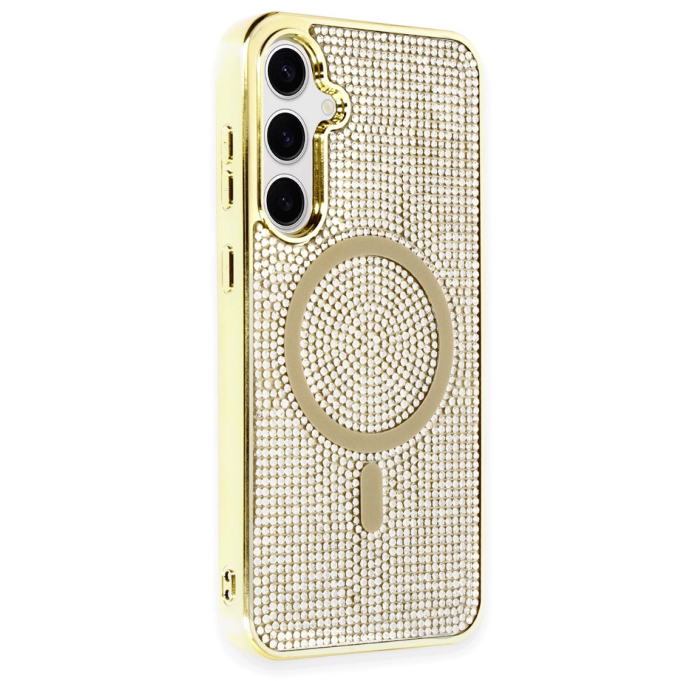 Joko Samsung Galaxy S23 Kılıf Helen Magsafe Kapak - Gold