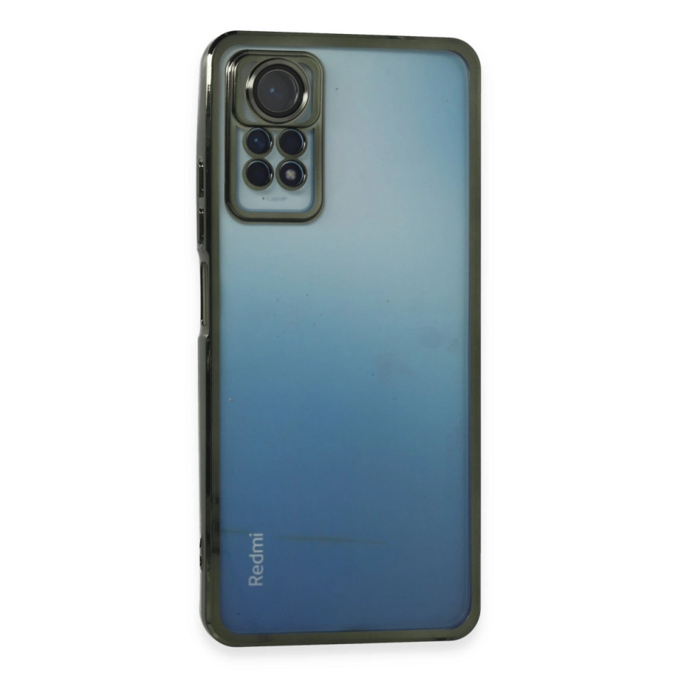 Xiaomi Redmi Note 11 Pro Kılıf Razer Lensli Silikon - Yeşil