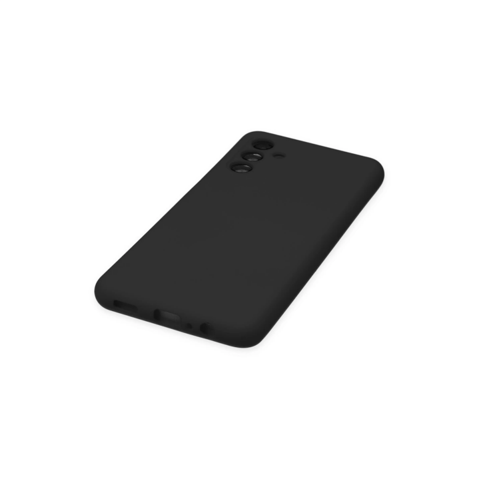 Samsung Galaxy A04s Kılıf Nano İçi Kadife Silikon - Siyah