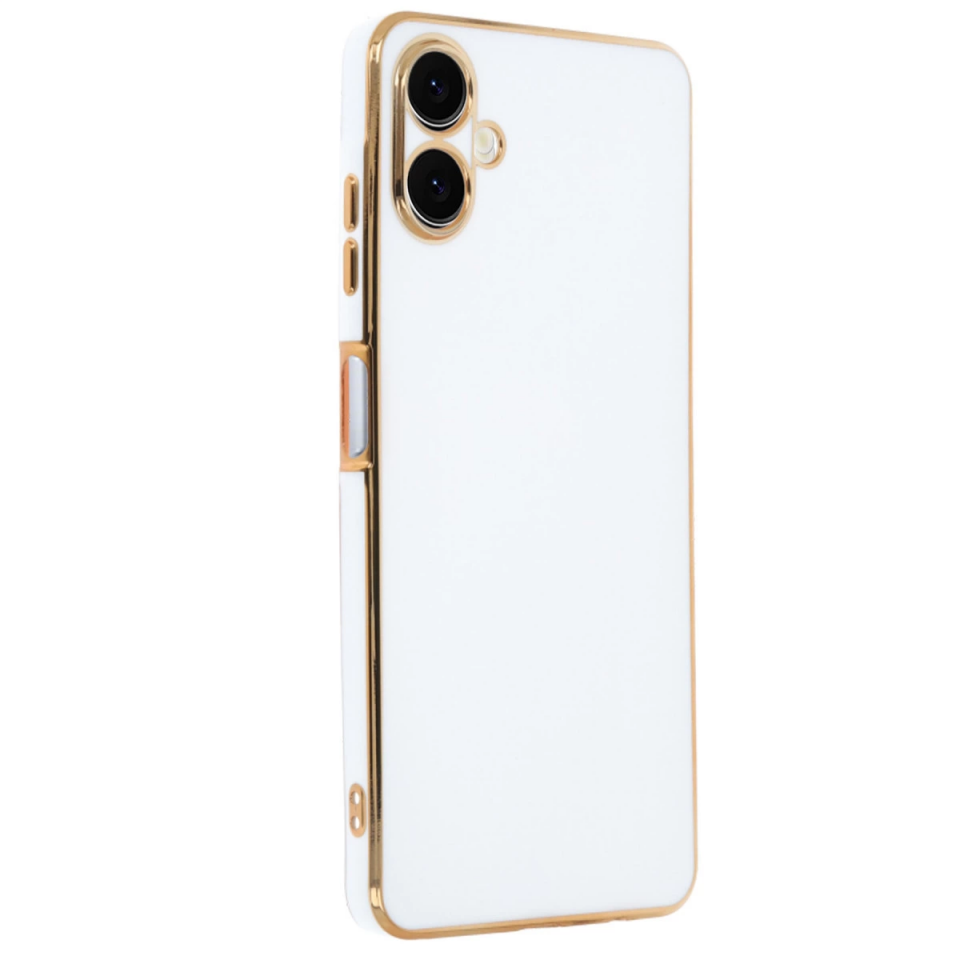 Samsung Galaxy A06 Kılıf Volet Silikon - Beyaz