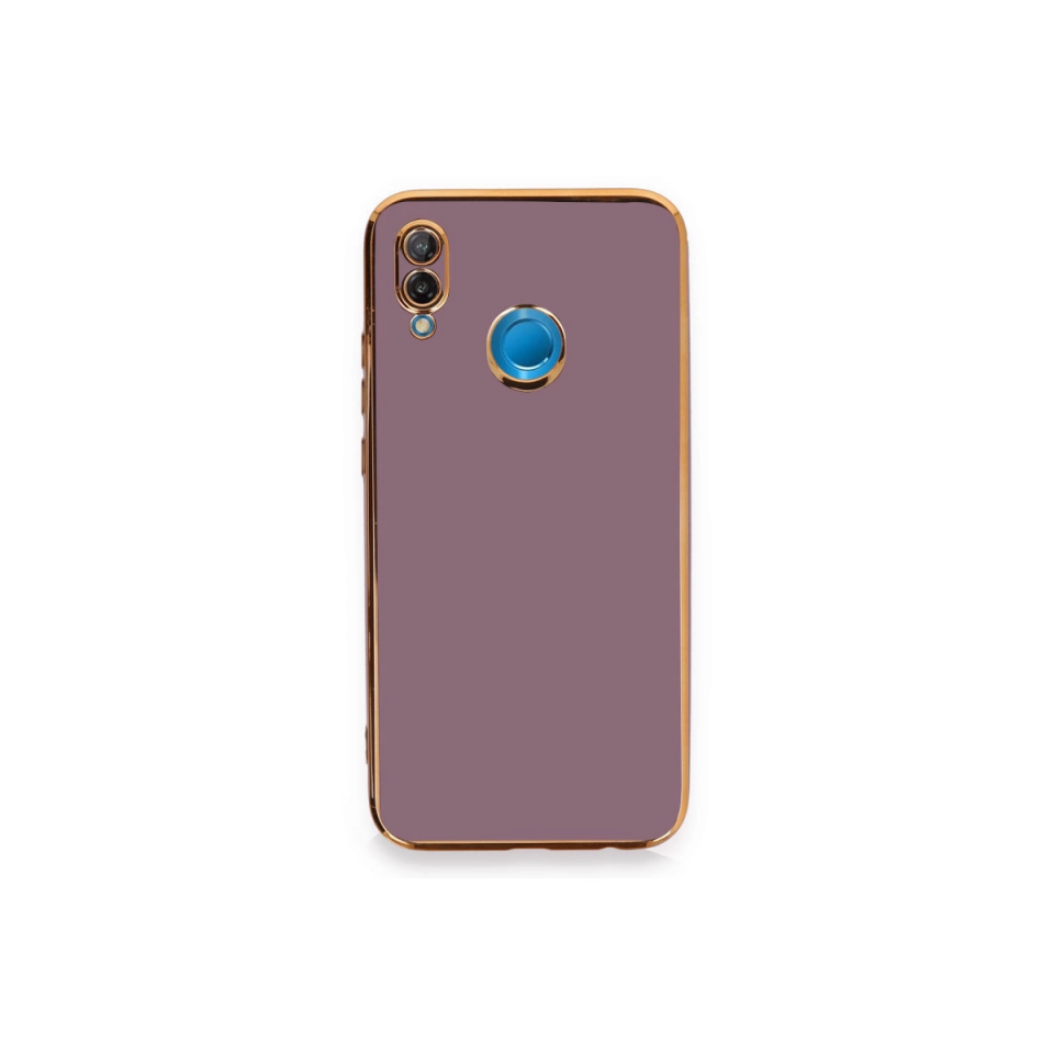 Huawei P20 Lite Kılıf Volet Silikon - Mor
