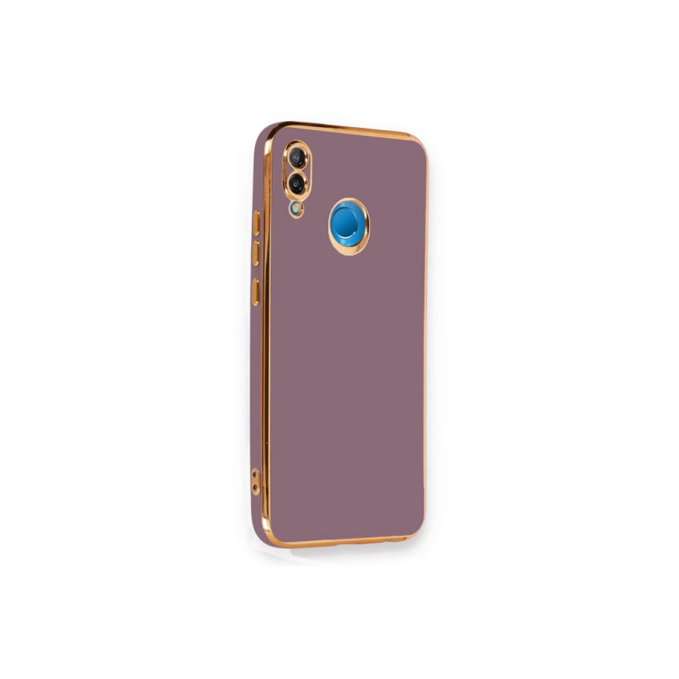 Huawei P20 Lite Kılıf Volet Silikon - Mor