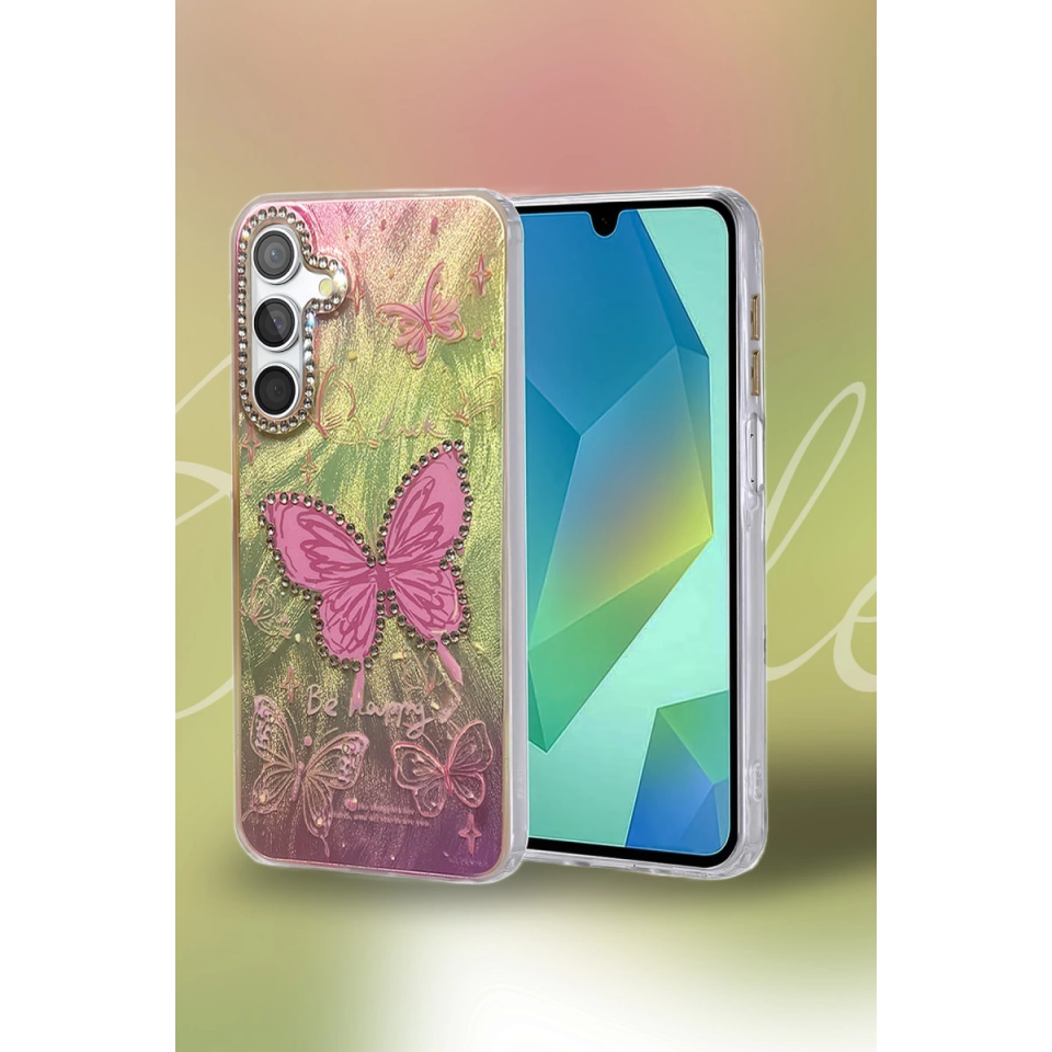 Samsung Galaxy S23 Fe Kılıf Blade Aynalı Desenli Kapak - Desen 8
