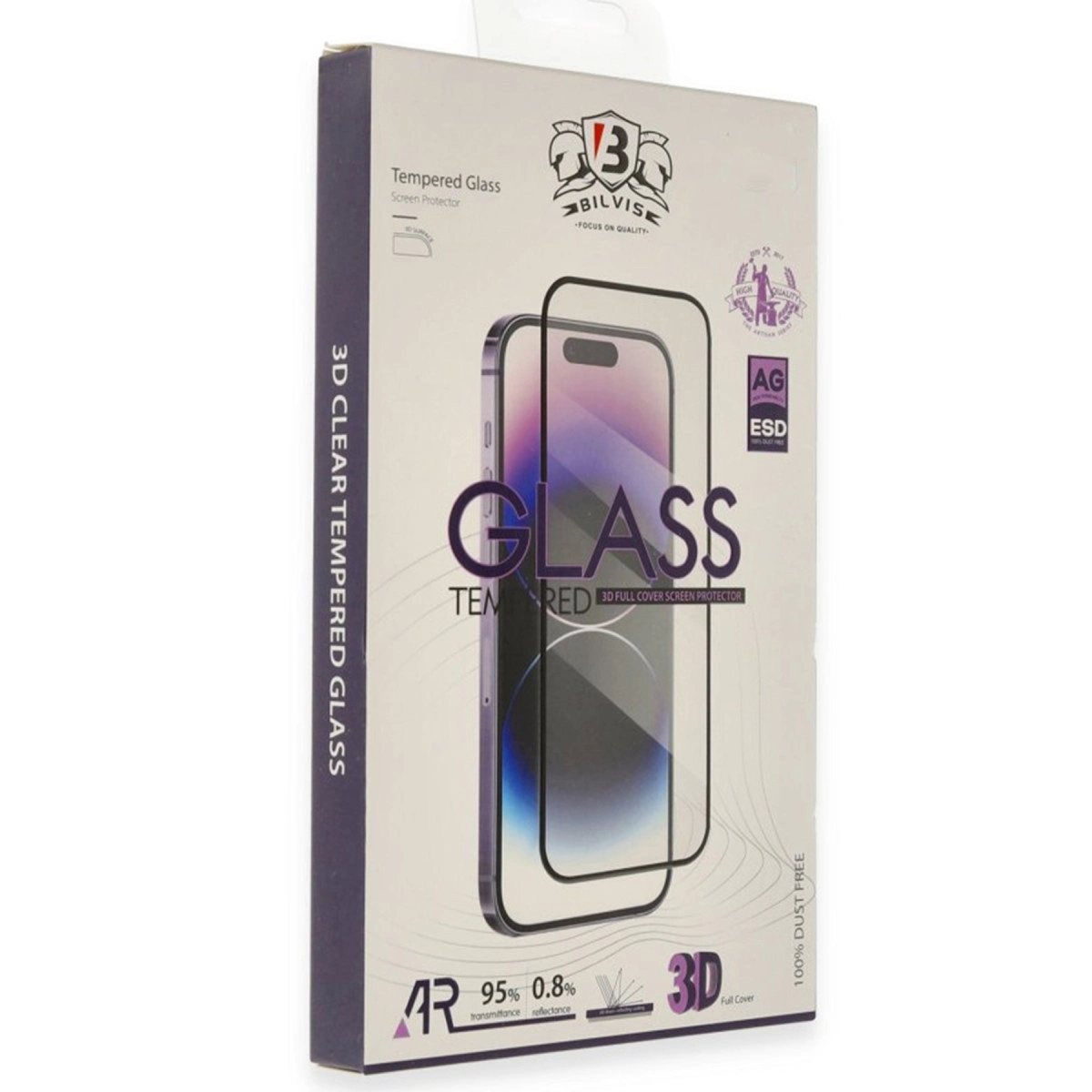 İphone 16e Bilvis 3d Cam Ekran Koruyucu