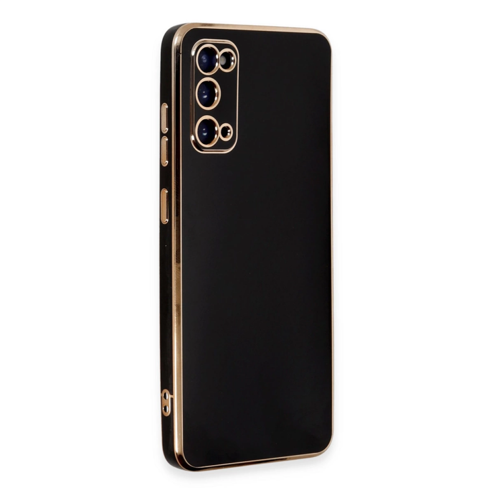 Samsung Galaxy S20 Kılıf Volet Silikon - Siyah