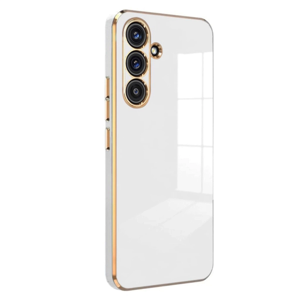 Samsung Galaxy A36 Kılıf Volet Silikon - Beyaz