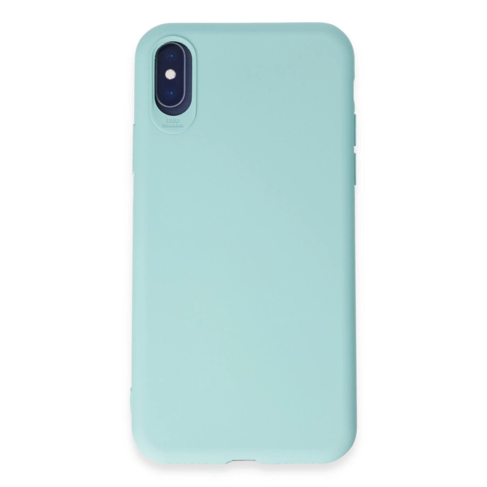 İphone X Kılıf First Silikon - Turkuaz