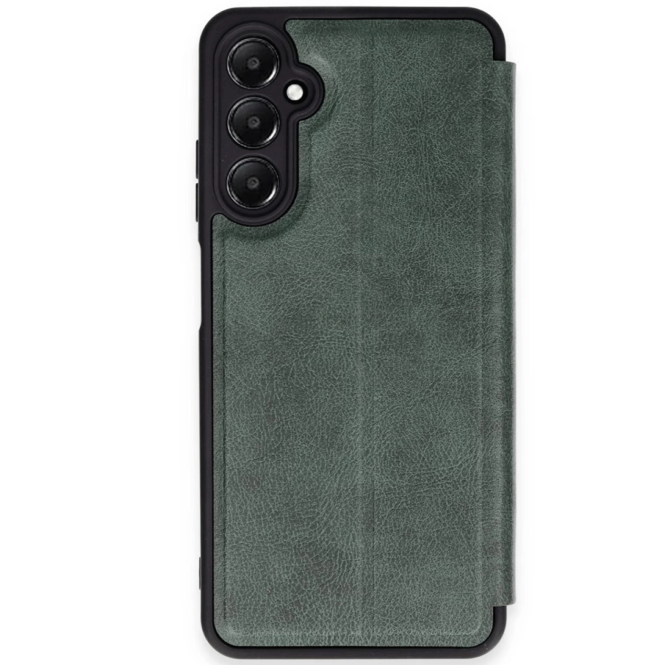 Samsung Galaxy A36 Kılıf Flip Cover - Koyu Yeşil