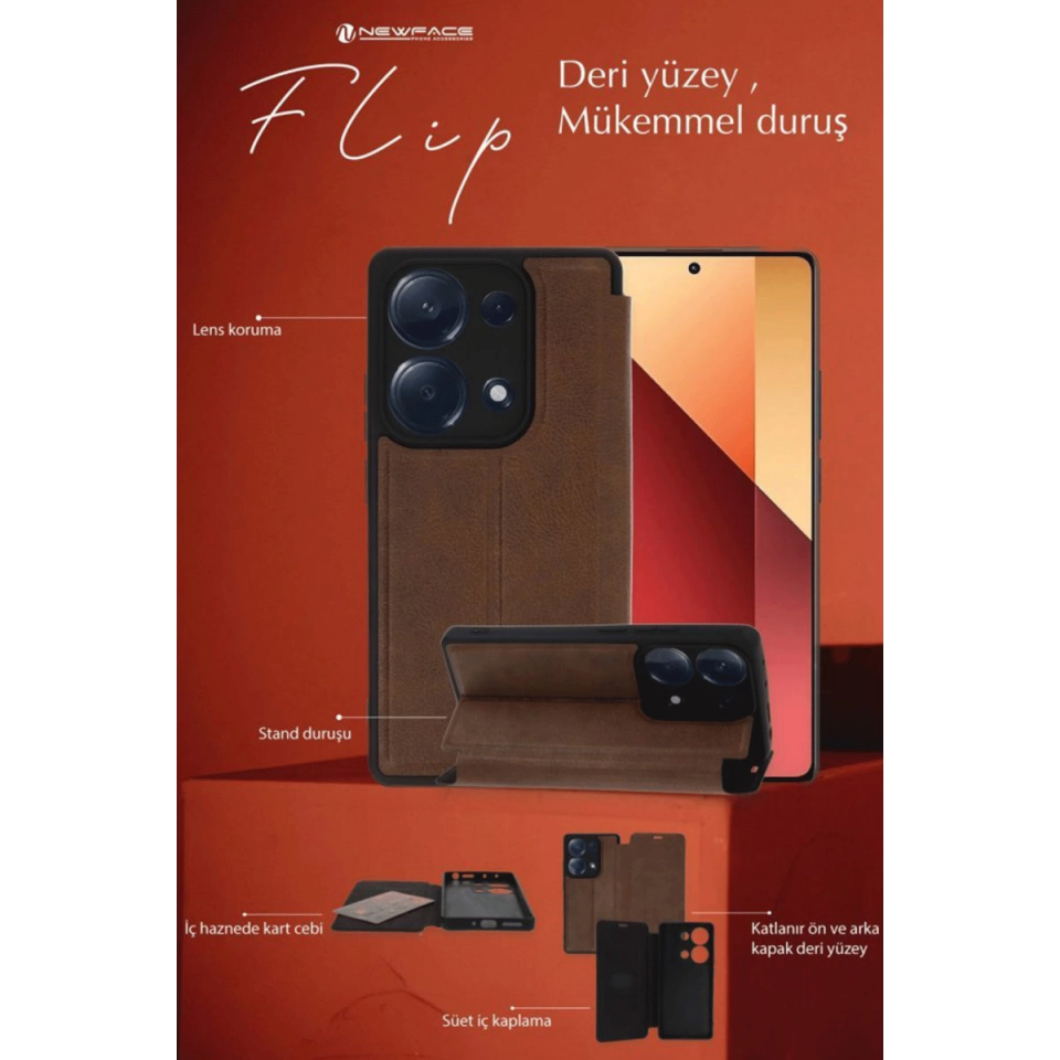 Samsung Galaxy A36 Kılıf Flip Cover - Koyu Yeşil