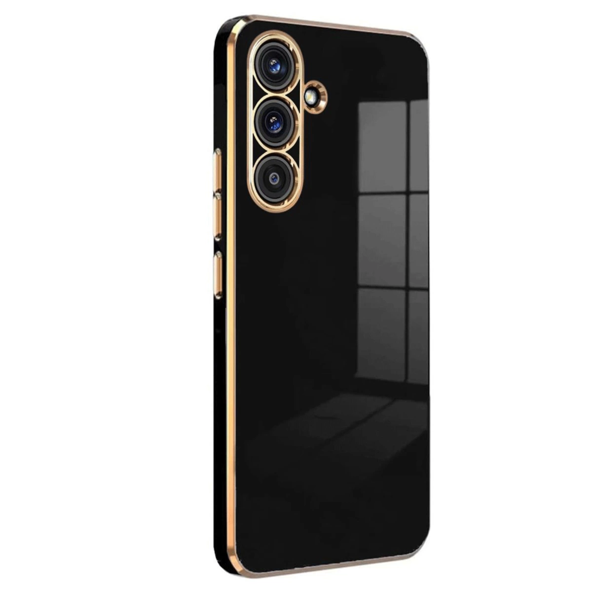 Samsung Galaxy A56 Kılıf Volet Silikon - Siyah