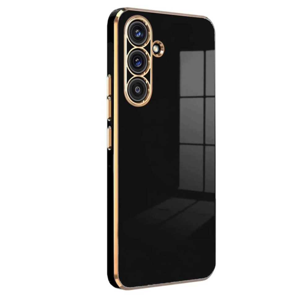 Samsung Galaxy A56 Kılıf Volet Silikon - Siyah