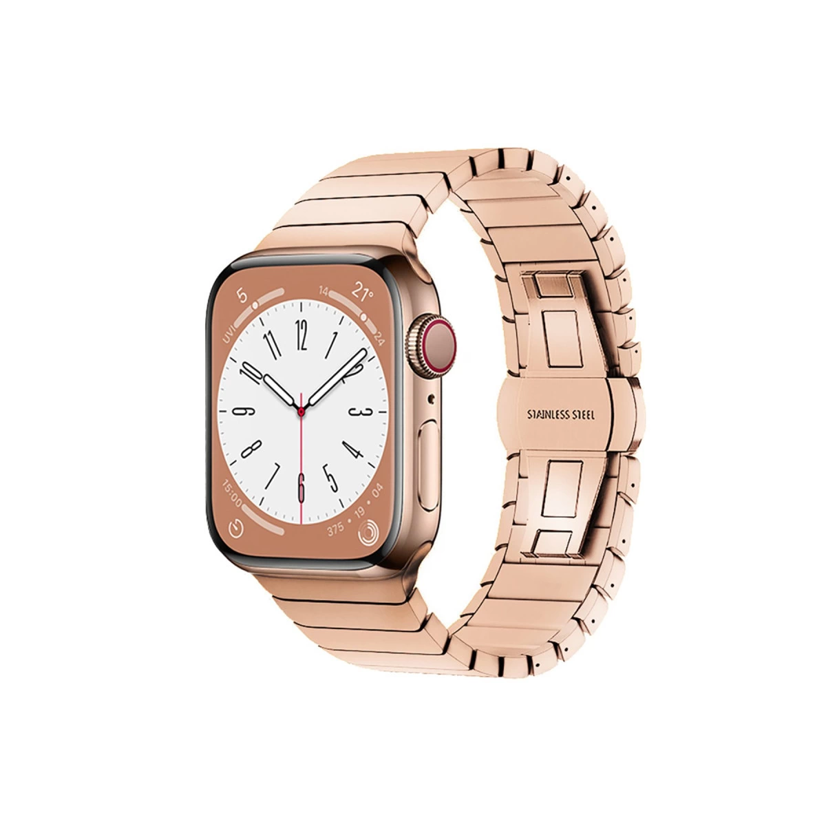 Watch 42mm Kr413 Fine Steel Kordon - Rose