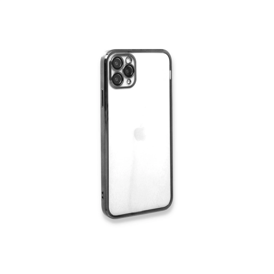 İphone 11 Pro Kılıf Razer Lensli Silikon - Gümüş