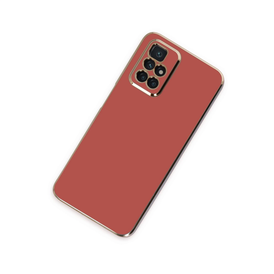 Xiaomi Redmi 10 2022 Kılıf Volet Silikon - Kırmızı