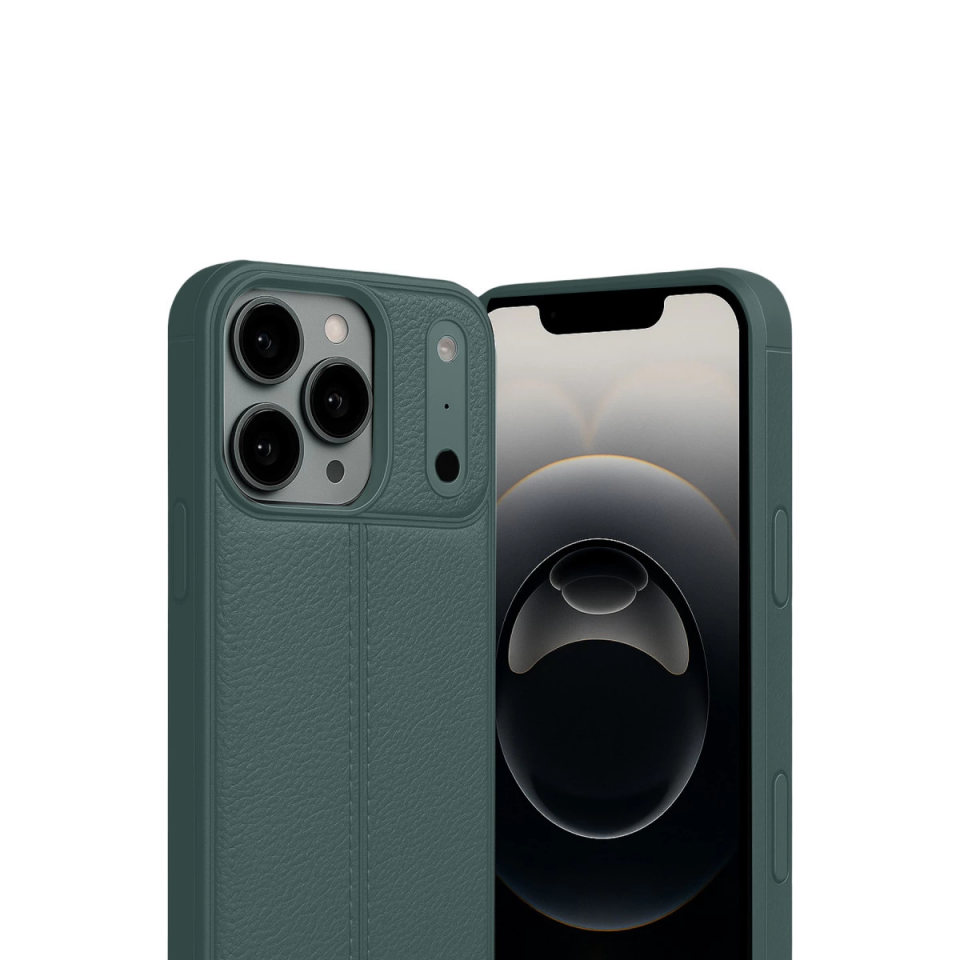 İphone 17 Pro Auto Focus Kapak - Koyu Yeşil