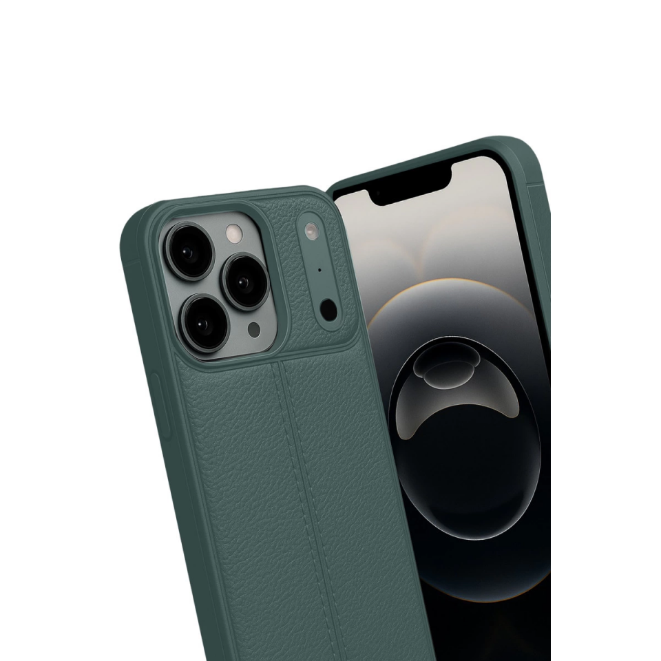 İphone 17 Pro Auto Focus Kapak - Koyu Yeşil