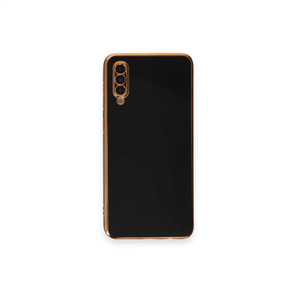 Samsung Galaxy A70 Kılıf Volet Silikon - Siyah