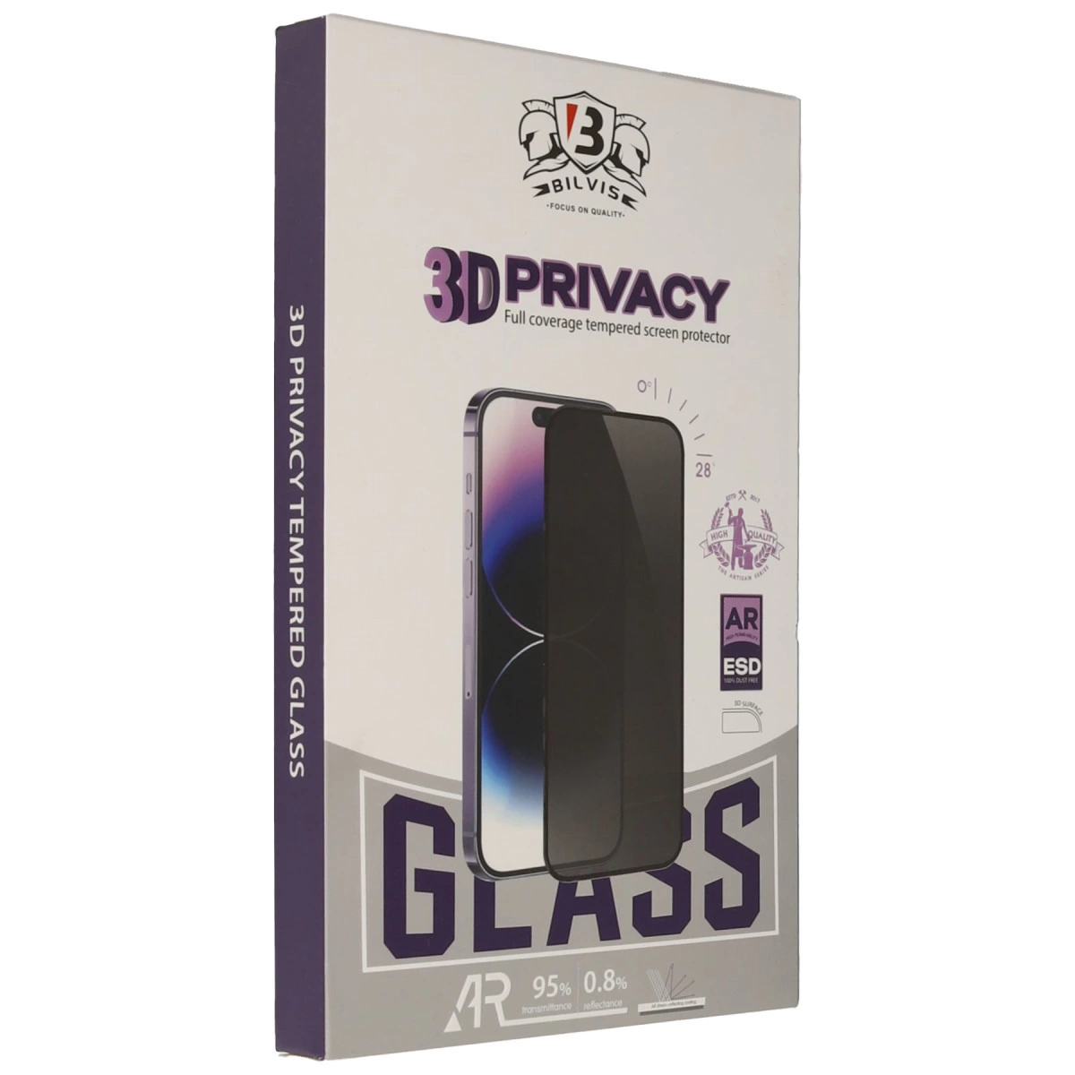 Samsung Galaxy S25 Edge Bilvis 3d Hayalet Cam Ekran Koruyucu