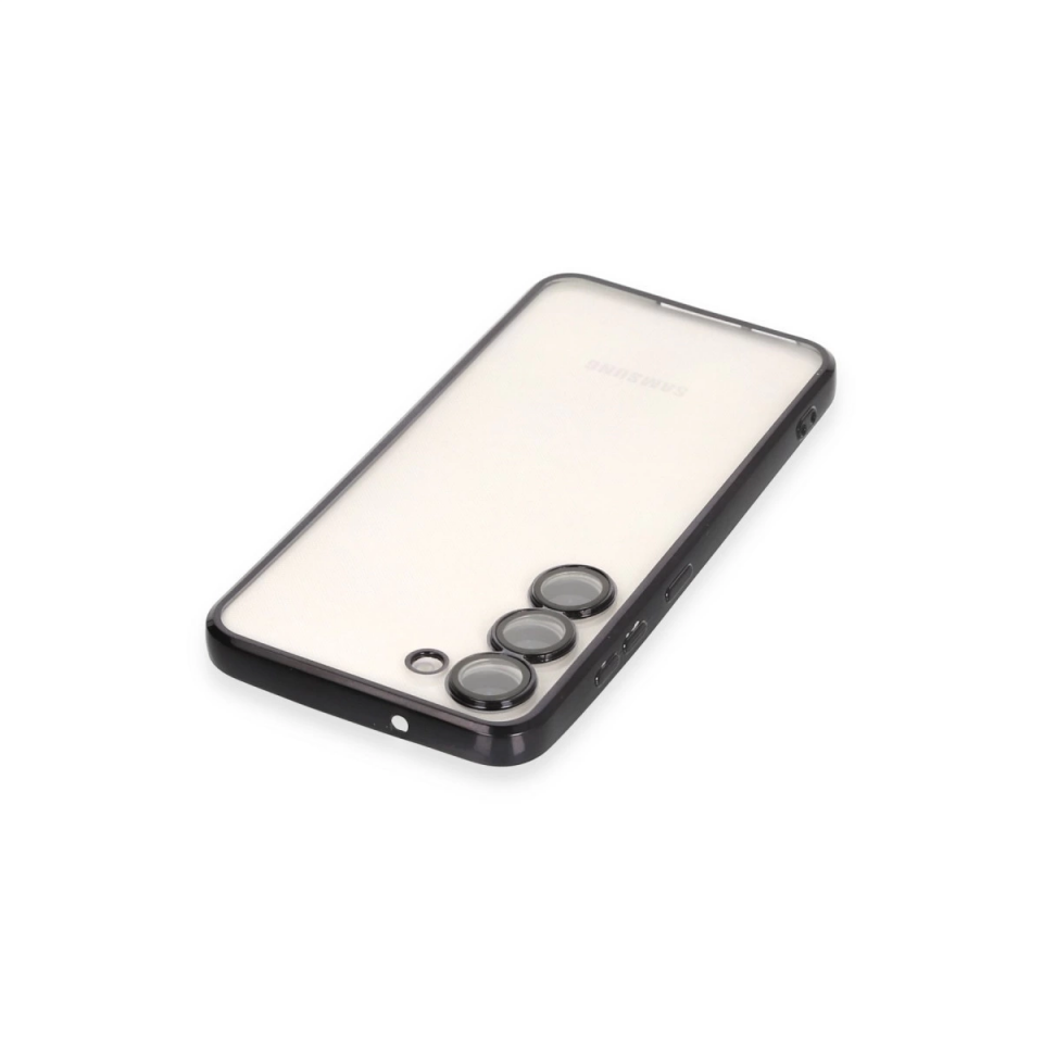Samsung Galaxy S24 Kılıf Razer Lensli Silikon - Siyah