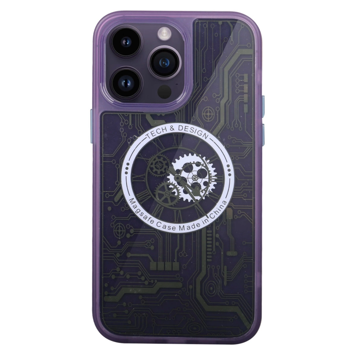 İphone 14 Pro Kılıf Magic Magneticsafe Silikon - Derin Mor