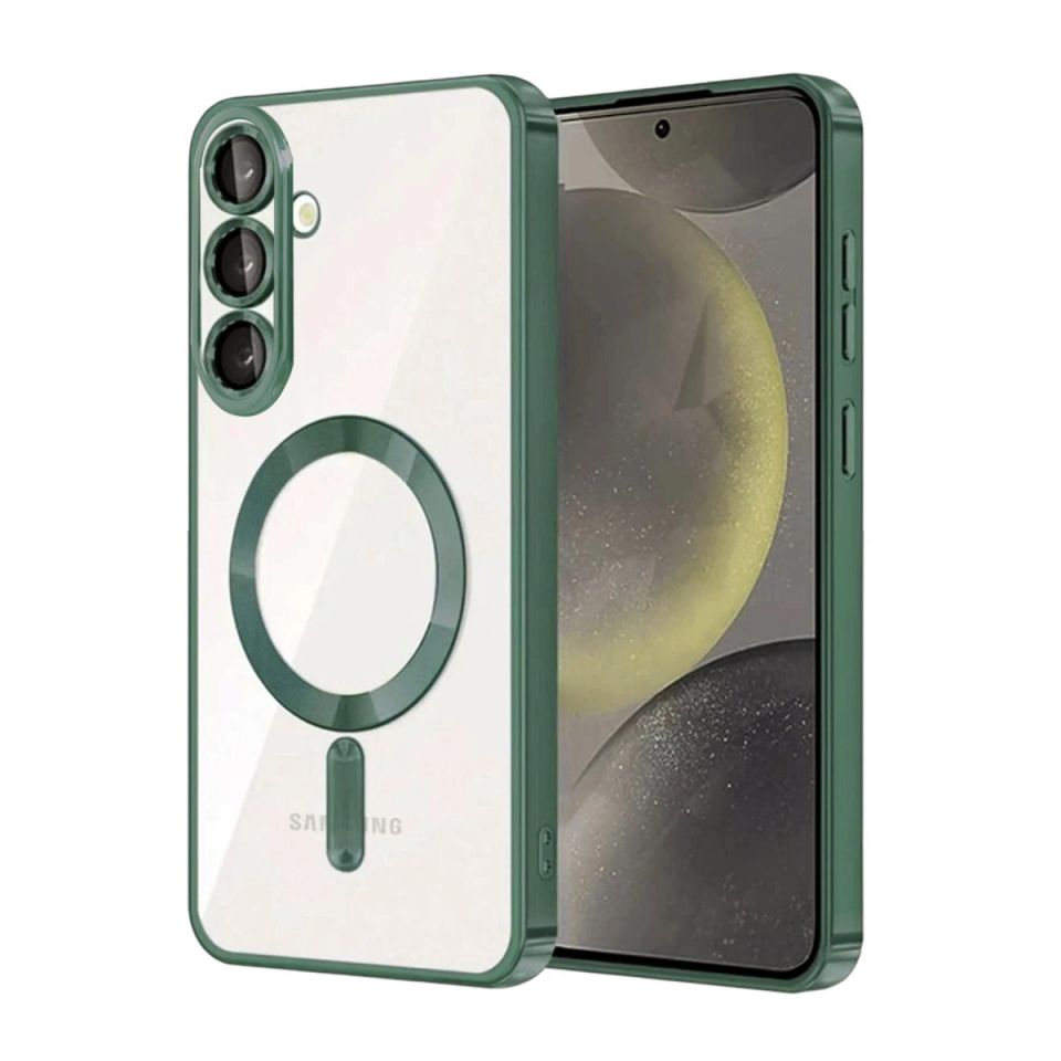 Samsung Galaxy S26 Kross Magneticsafe Kapak - Koyu Yeşil