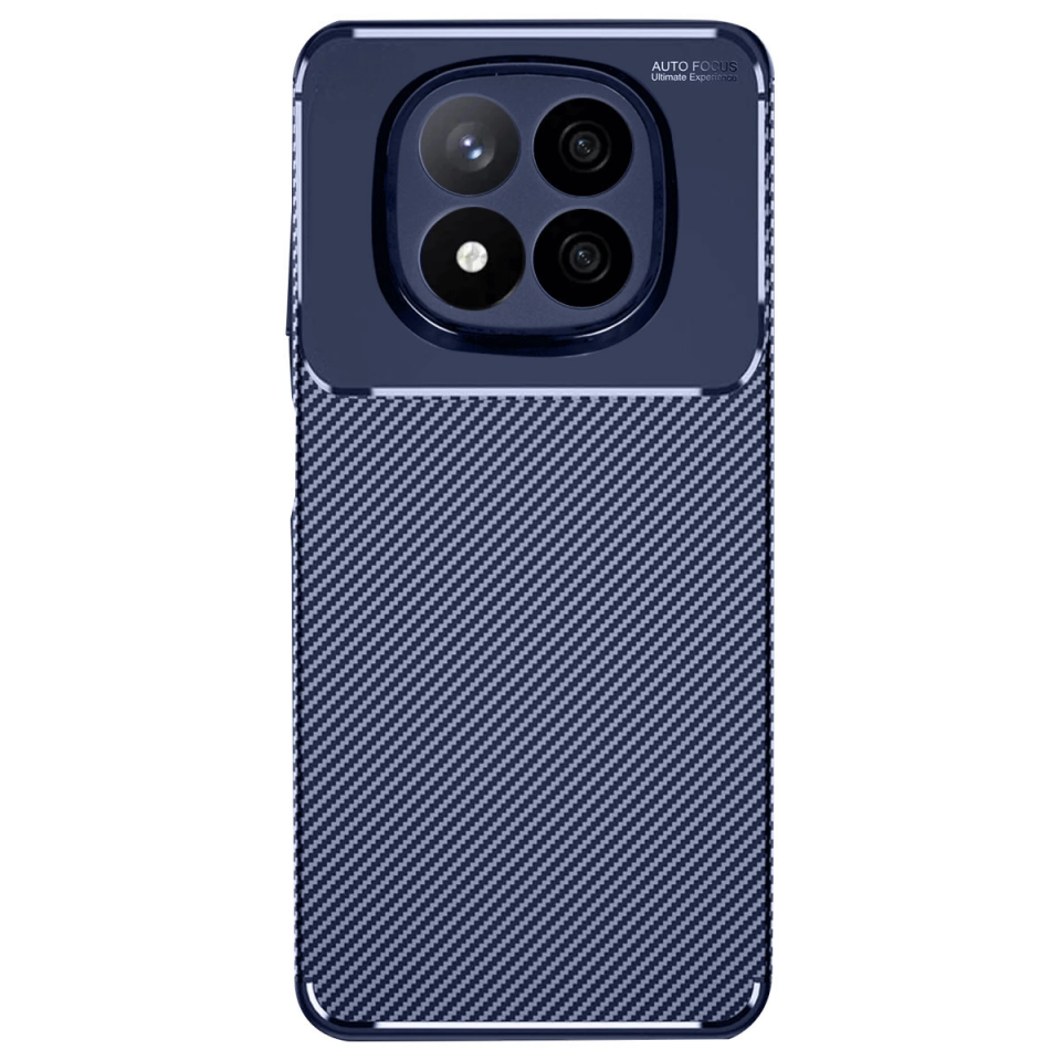 Xiaomi Redmi Note 14 Pro 5g Kılıf Auto Focus Karbon Kapak - Lacivert