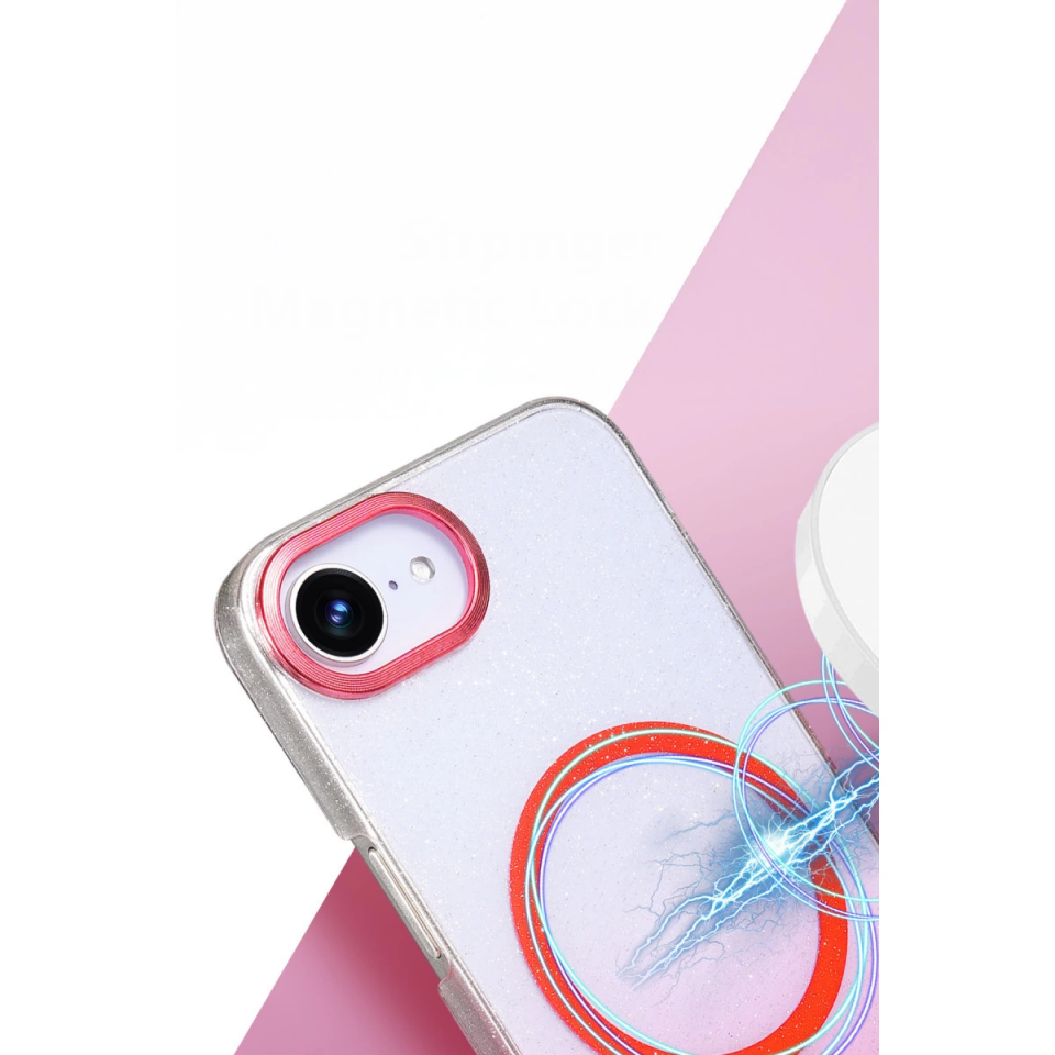 İphone 16e Glossy Magsafe Kapak - Çöl Titanyum