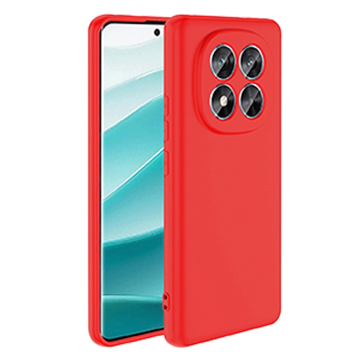 Xiaomi Redmi Note 14 Pro 5g Kılıf First Silikon - Kırmızı