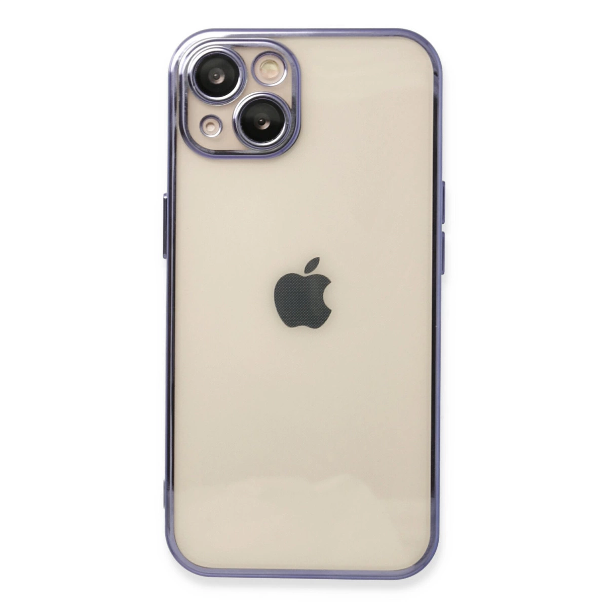 İphone 14 Kılıf Razer Lensli Silikon - Mor