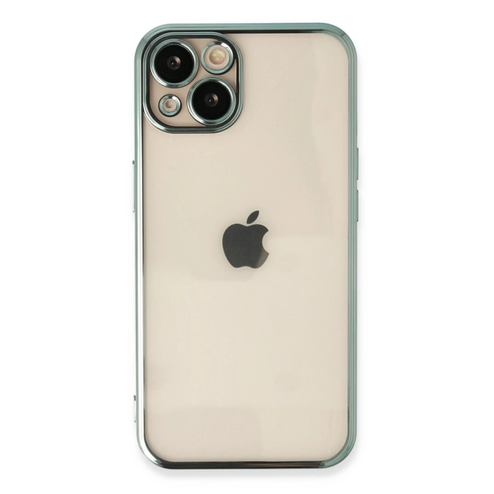 İphone 14 Plus Kılıf Razer Lensli Silikon - Yeşil